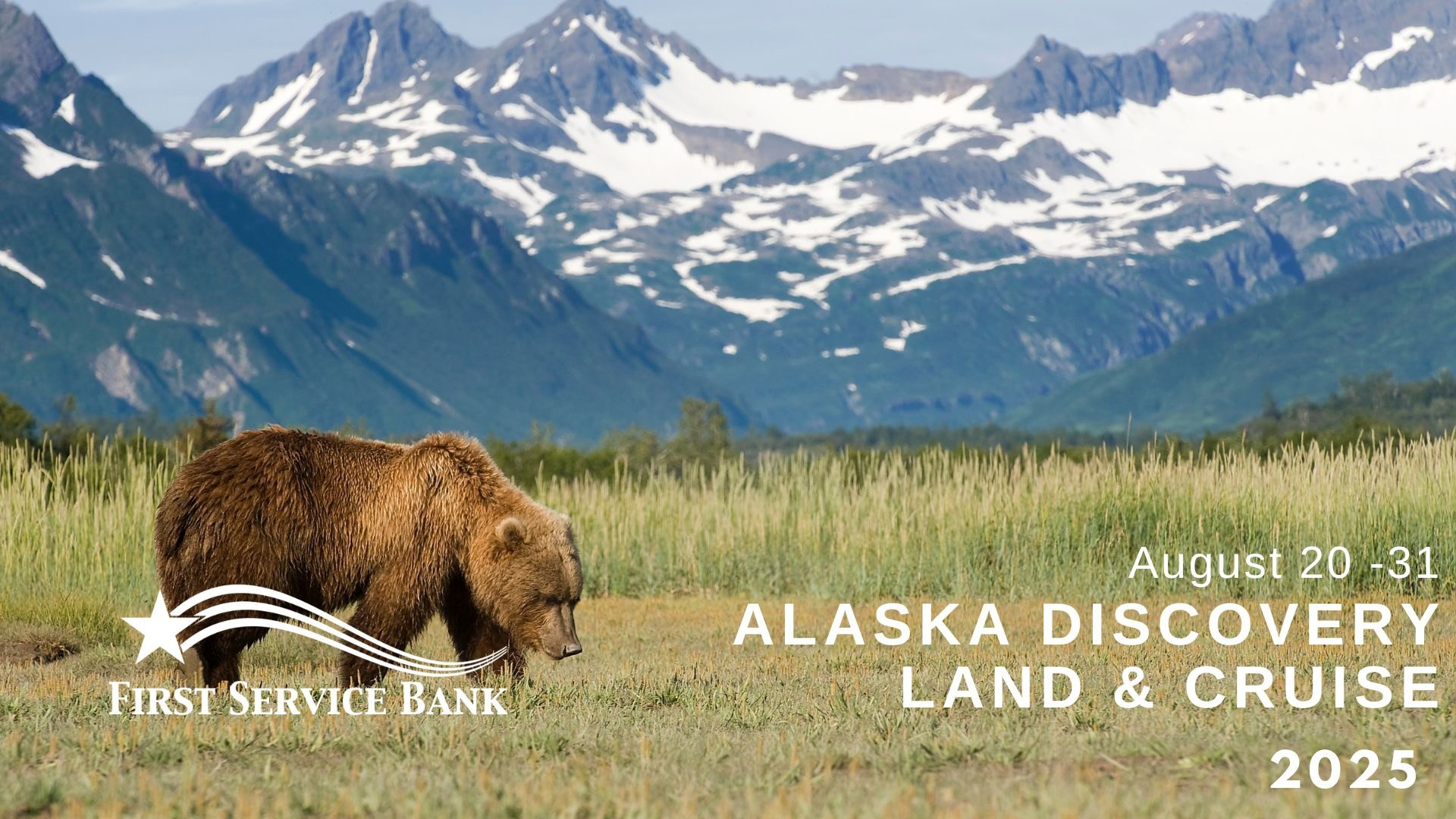 Alaska Discovery Land & Cruise  August 20-31, 2025